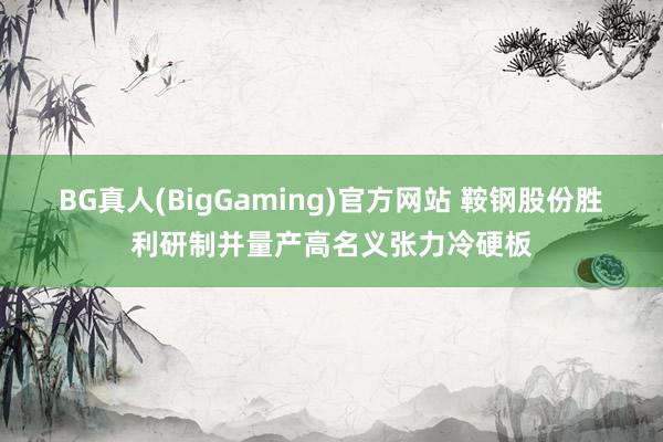 BG真人(BigGaming)官方网站 鞍钢股份胜利研制并量产高名义张力冷硬板