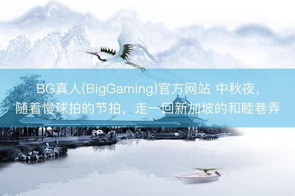 BG真人(BigGaming)官方网站 中秋夜，随着慢球拍的节拍，走一回新加坡的和睦巷弄